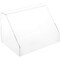Plymor Clear Acrylic Slanted Front Display Case, 12" W x 8" D x 8" H